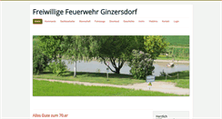 Desktop Screenshot of ff-ginzersdorf.at