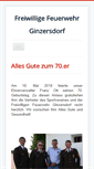 Mobile Screenshot of ff-ginzersdorf.at