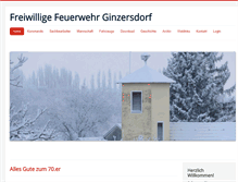 Tablet Screenshot of ff-ginzersdorf.at